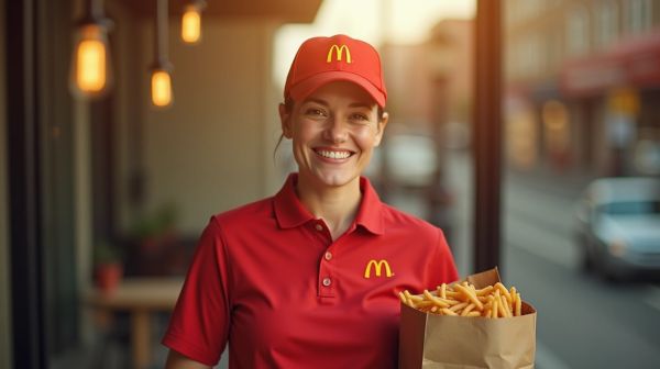 Commande McDonald's livrée rapidement chez vous