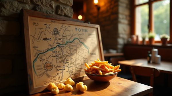 La carte des poutines à Annecy - Côté Burger