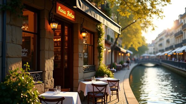 Maria Belza restaurant à Paris : découvrir un petit biarritz sur le canal saint-martin
